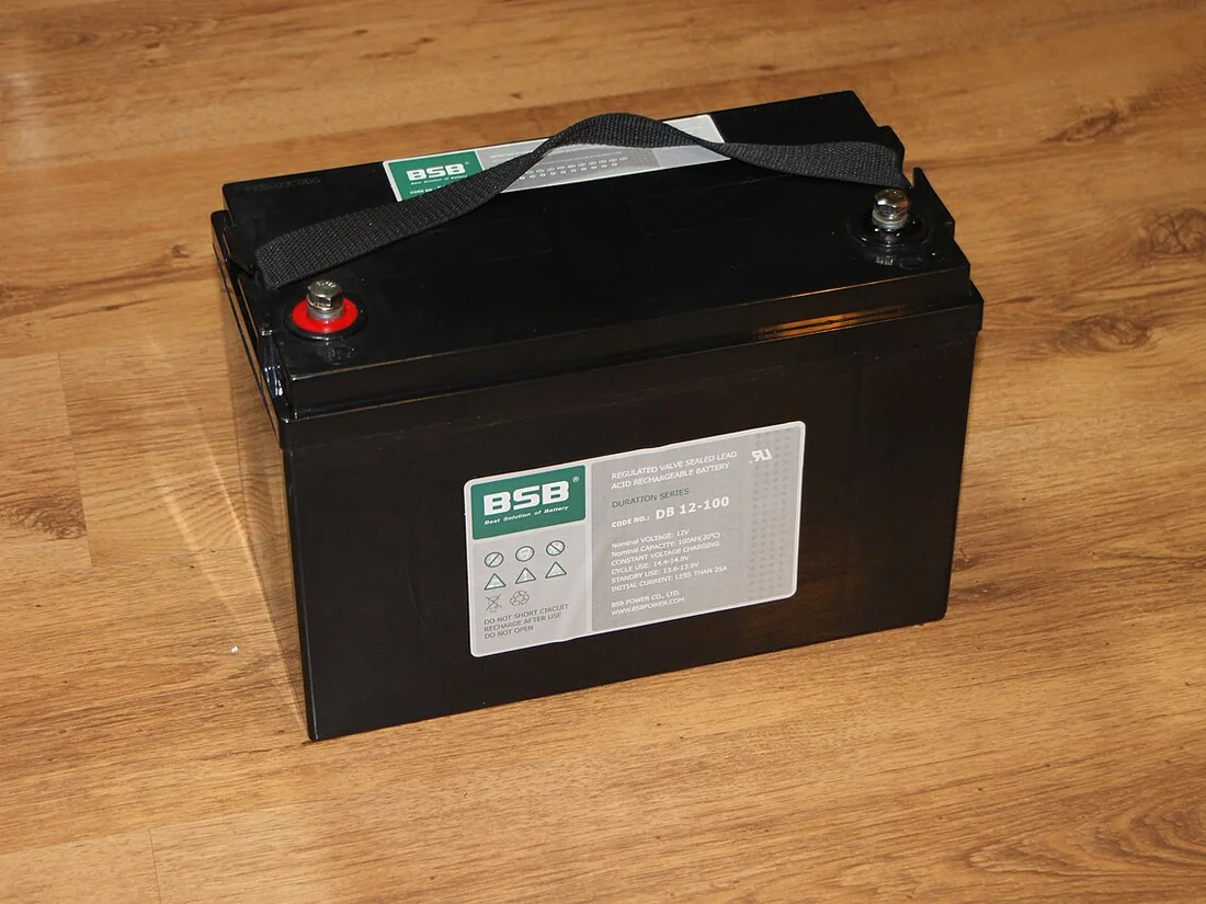 Ắc quy GS 12V 100Ah AGM lưu điện